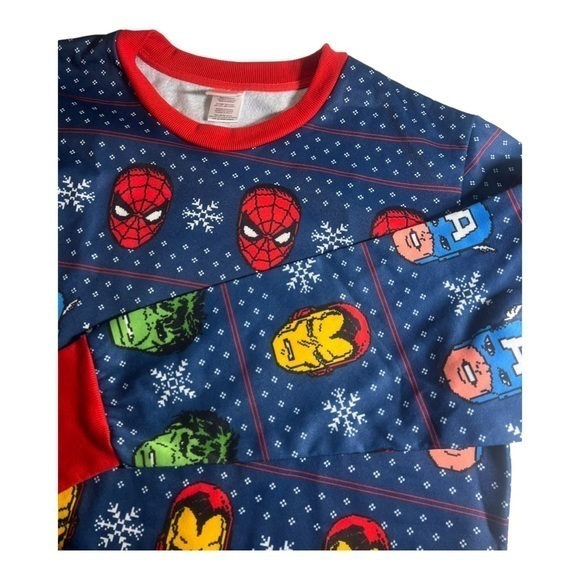 Marvel Avengers "Ugly" Sweater‎  Size L Large Holiday - Picture 1 of 5